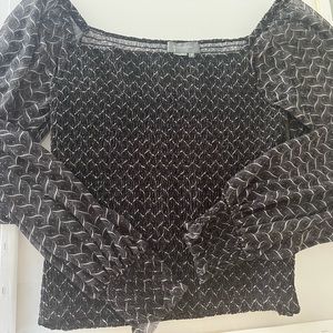 Anthropologie Black shirt/blouse!